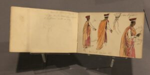 Delacroix har fanget shakespeare skuespillere på en opførsel af Othello i Paris 1855