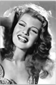 foto af amerikansk skuespiller Rita Hayworth